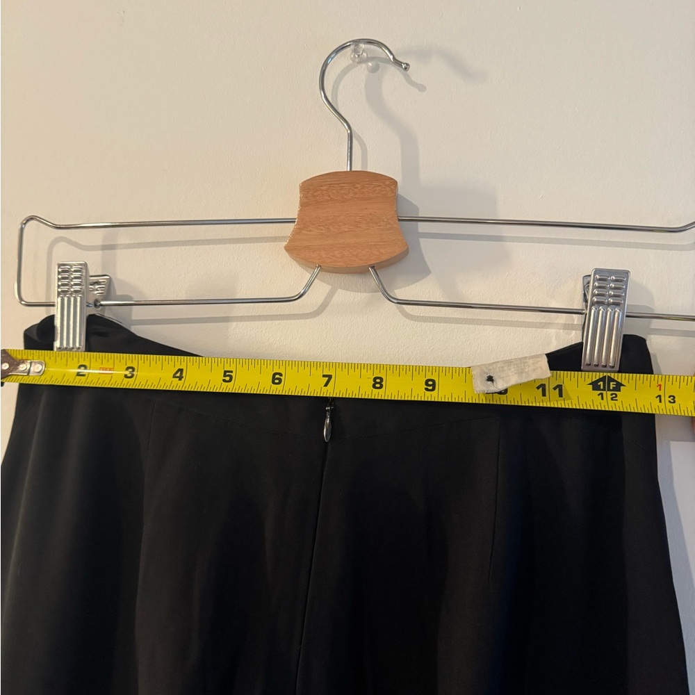 Emporio Armani Black Wide Leg Pants - Picture 5 of 6